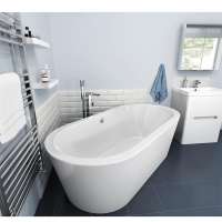 OEM approved White acrylic soaking freestanding bathtub bathroom bath