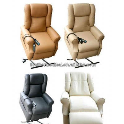 electric lift leather back massager chair for disabled BME009