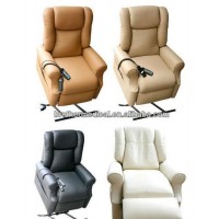 electric lift leather back massager chair for disabled BME009