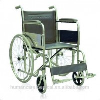 Cheapest chrome polishing economy wheelchair with wheelchair parts wheel